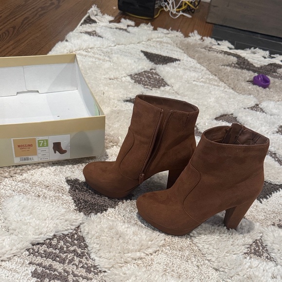 Mossimo Supply Co. Shoes - Mossimo Supply Co. Rich Brown Ankle Booties
